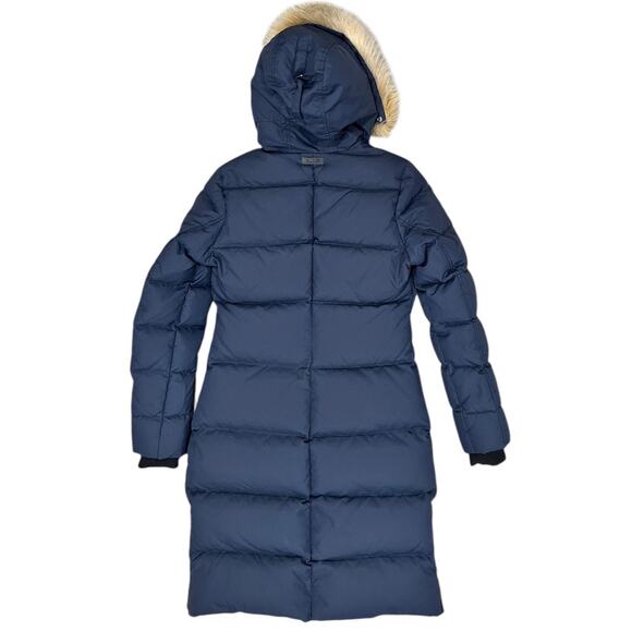 Pajar Canada Jayde Long Down Parka in Navy - Picture 7 of 8